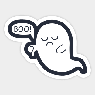 Booing Ghost Sticker